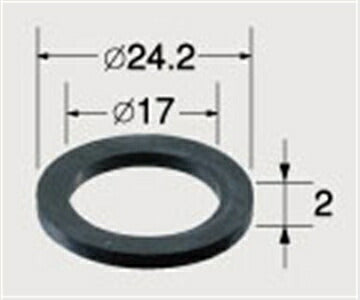 【メール便対応】LIXIL（INAX）　混合水栓取付脚用パッキン　【品番：50-366（1P）】