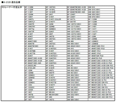 【メール便対応】LIXIL（INAX）　ストレーナー付逆止弁（水側）　【品番：A-2120】