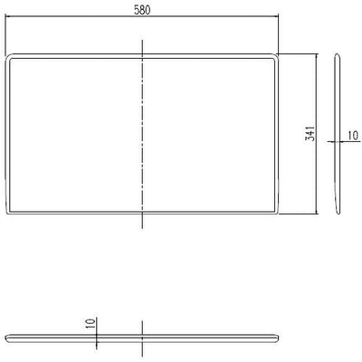 LIXIL（INAX）　クッション　ブラック　【品番：CCB-2/K】●