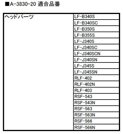 LIXIL（INAX）　ヘッドパーツ　【品番：A-3830-20】◯