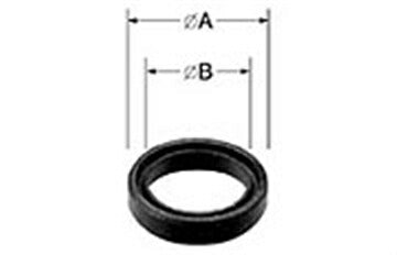 【メール便対応】LIXIL（INAX）　3/4”自在水栓用パイプ部Ｕパッキン　【品番：50-25（1P）】