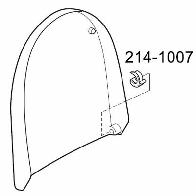 【メール便対応】LIXIL（INAX）　着脱レバー　【品番：214-1007】
