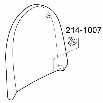 【メール便対応】LIXIL（INAX）　着脱レバー　【品番：214-1007】