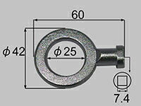 LIXIL（INAX）　キー　【品番：61-1187】