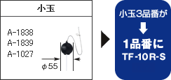 LIXIL（INAX）　取替用フロートゴム玉（小）　【品番：TF-10R-S】●