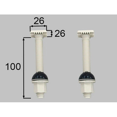 【メール便対応】LIXIL（INAX）　取付ボルトキット　【品番：RK-122】