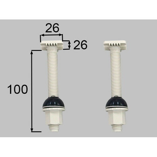 【メール便対応】LIXIL（INAX）　取付ボルトキット　【品番：RK-122】