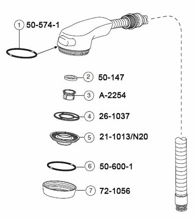 【メール便対応】LIXIL（INAX）　散水板押エリング　【品番：72-1056】