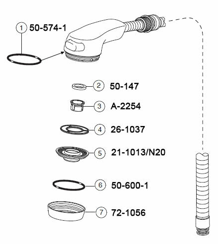 【メール便対応】LIXIL（INAX）　散水板押エリング　【品番：72-1056】