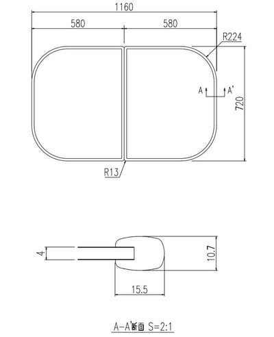 LIXIL（INAX）　組フタ　【品番：YFK-1275B（8）】