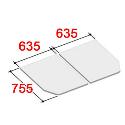 LIXIL（INAX）　組フタ　【品番：YFK-1376B（6）-D2】●