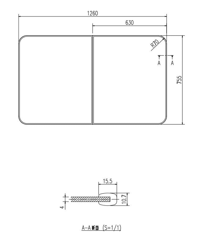 LIXIL（INAX）　組フタ　【品番：YFK-1376B（1）】