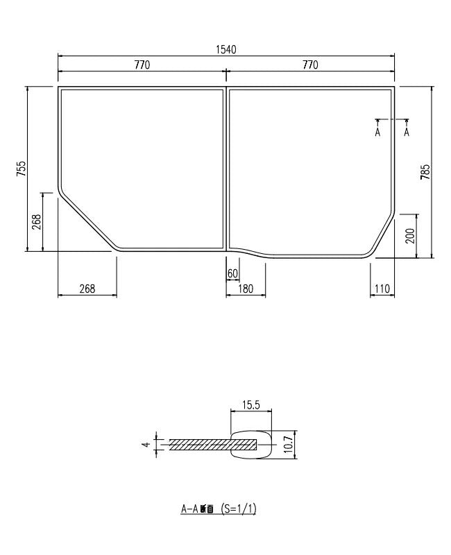 LIXIL（INAX）　組フタ　【品番：YFK-1576B（11）L】