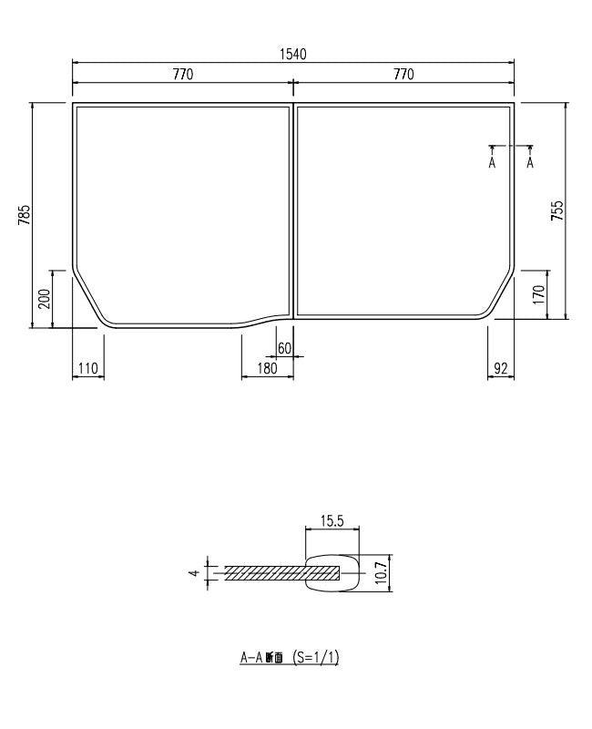 LIXIL（INAX）　組フタ　【品番：YFK-1576B（12）R】