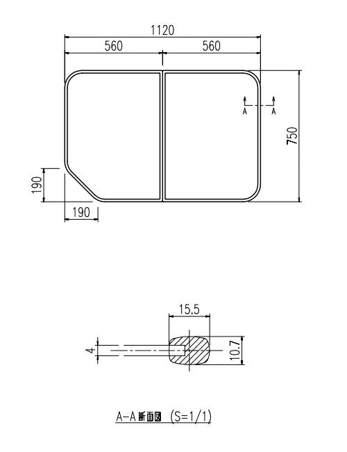 LIXIL（INAX）　組フタ　【品番：YFK-1175B（11）L】