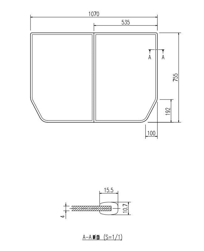 LIXIL（INAX）　組フタ　【品番：YFK-1176B（3）】