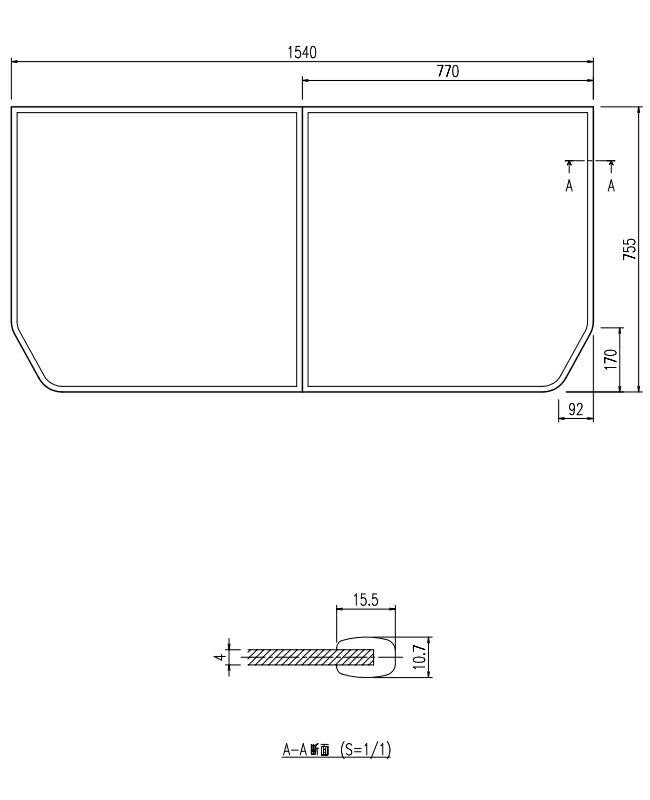 LIXIL（INAX）　組フタ　【品番：YFK-1576B（3）】●