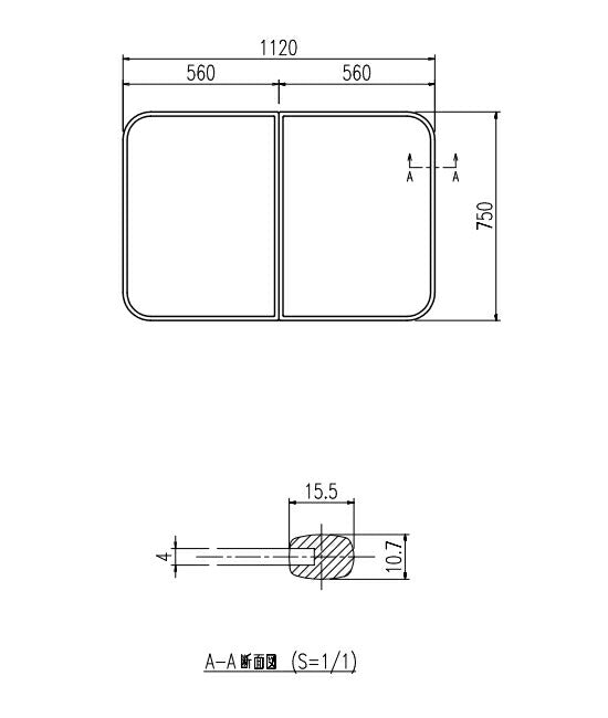 LIXIL（INAX）　組フタ　【品番：YFK-1175B（10）】