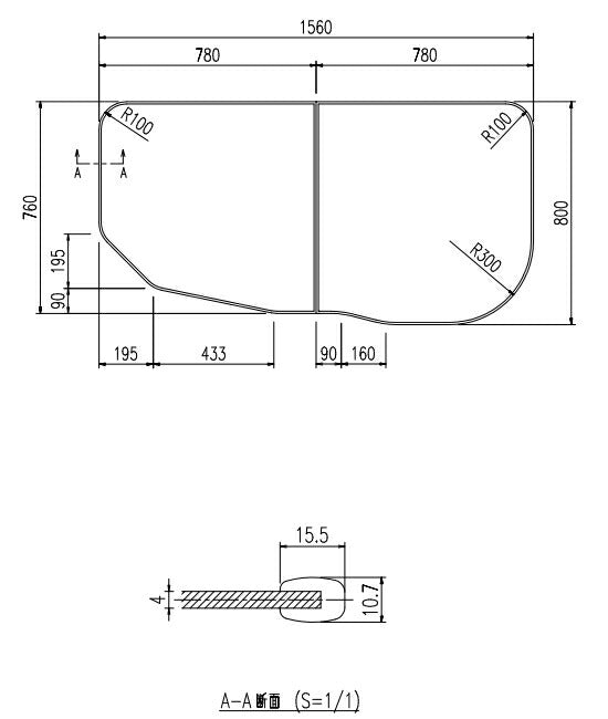 LIXIL（INAX）　組フタ　【品番：YFK-1676B（1）L】