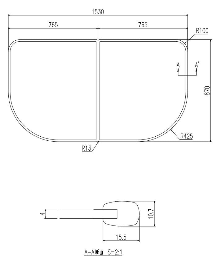 LIXIL（INAX）　組フタ　【品番：YFK-1594B-K】●