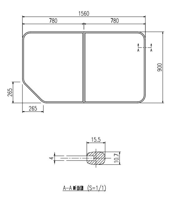 LIXIL（INAX）　組フタ　【品番：YFK-1690B（3）L】