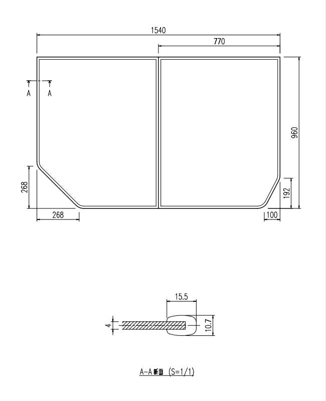 LIXIL（INAX）　組フタ　【品番：YFK-1596B（3）L】