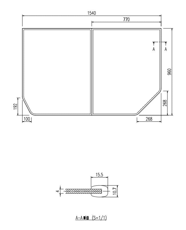 LIXIL（INAX）　組フタ　【品番：YFK-1596B（3）R】