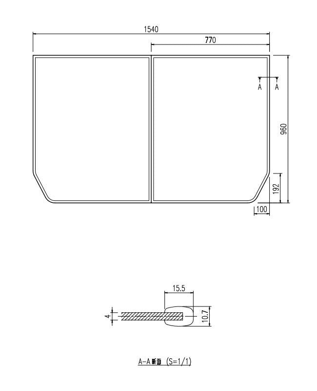 LIXIL（INAX）　組フタ　【品番：YFK-1596B（1）】