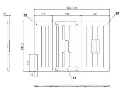 LIXIL（INAX）　組フタ　【品番：TB-110SKL】