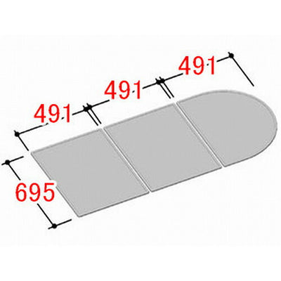 LIXIL（INAX）　組フタ　【品番：YFK-1573C（2）】