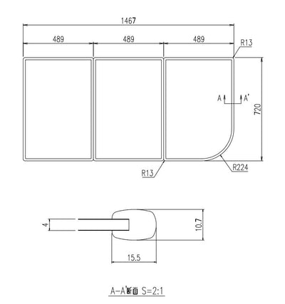 LIXIL（INAX）　組フタ　【品番：YFK-1575C（4）】