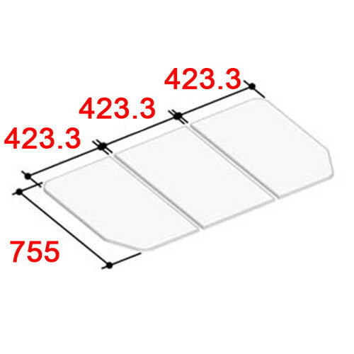 LIXIL（INAX）　組フタ　【品番：YFK-1376C（6）-D2】