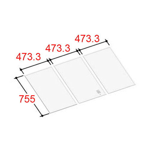 LIXIL（INAX）　組フタ　【品番：YFK-1476C（3）】