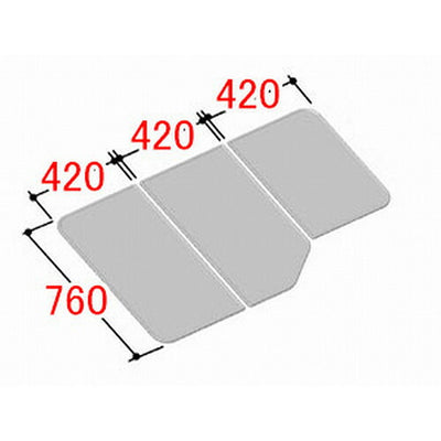 LIXIL（INAX）　組フタ　【品番：YFK-1380C（2）】