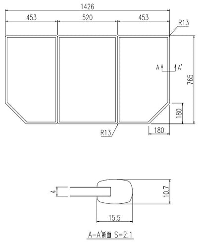 LIXIL（INAX）　組フタ　【品番：YFK-1580C（2）】