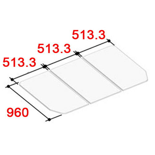 LIXIL（INAX）　組フタ　【品番：YFK-1596C（2）-D2】