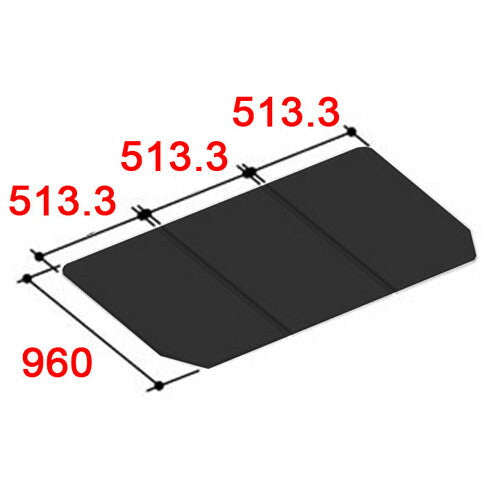 LIXIL（INAX）　組フタ　【品番：YFK-1596C（2）-D2/K】