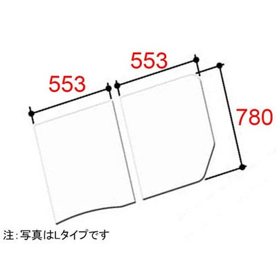 LIXIL（INAX）　腰掛用フタ　【品番：YFK-1176B（8）L-D】