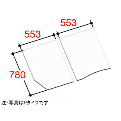 LIXIL（INAX）　腰掛用フタ　【品番：YFK-1176B（8）R-D】