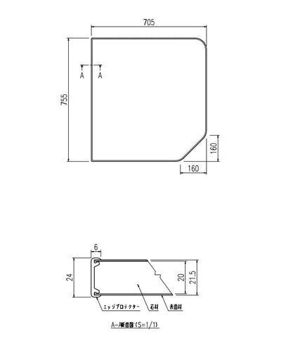 LIXIL（INAX）　腰掛用フタ　【品番：YFK-0776A（3）L-D】