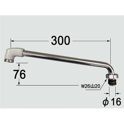 LIXIL（INAX）　自在吐水口部　【品番：A-3688-30】●