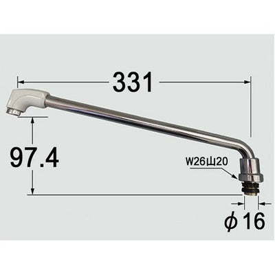 LIXIL（INAX）　自在吐水口部　【品番：A-4688-33】●