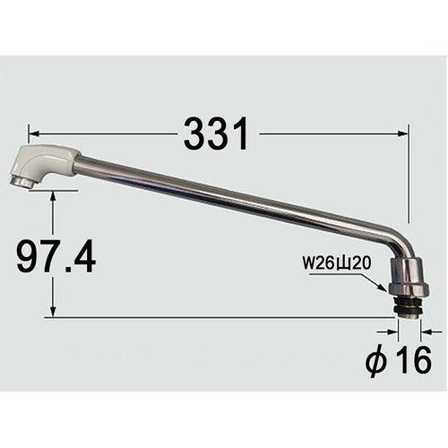 LIXIL（INAX）　自在吐水口部　【品番：A-4688-33】●