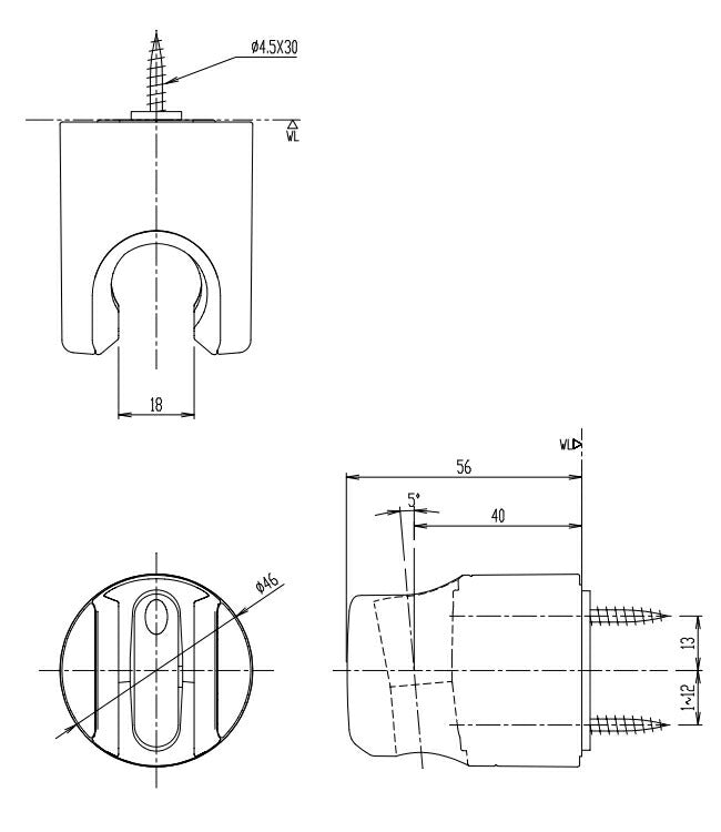 LIXIL（INAX）　シャワーフック　【品番：BF-FA30】◯