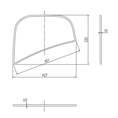 LIXIL（INAX）　クッション　ブラック　【品番：CCB-4-R/K】