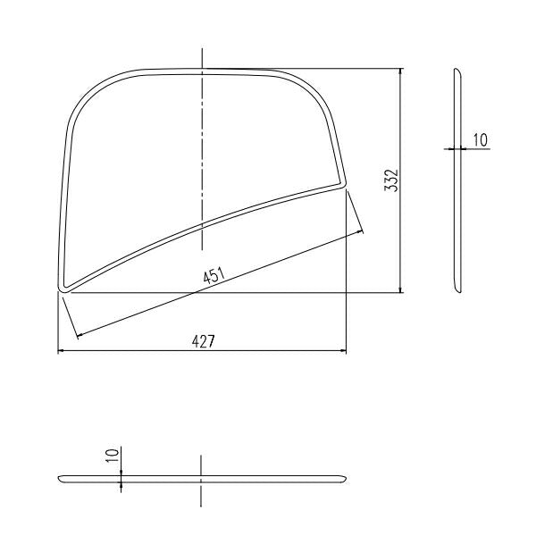 LIXIL（INAX）　クッション　ホワイト　【品番：CCB-4-R/W】