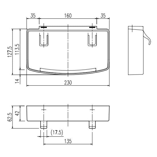 LIXIL（INAX）　収納棚　【品番：NT-230A（1）-1S/C03】●