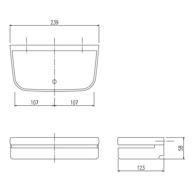 LIXIL（INAX）　収納棚　【品番：NT-240A（1）/N55】●