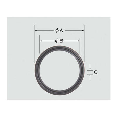 【メール便対応】LIXIL（INAX）　吐水口自在Uパッキン　【品番：50-2202】