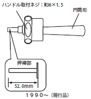 LIXIL（INAX）　フラッシュバルブ用ハンドル部　【品番：A-501-20】◯